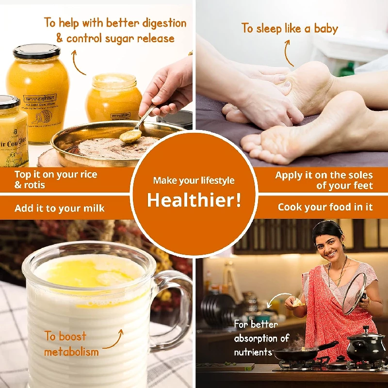 A2 Desi Hallikar Cow Ghee, 5 L-5.webp